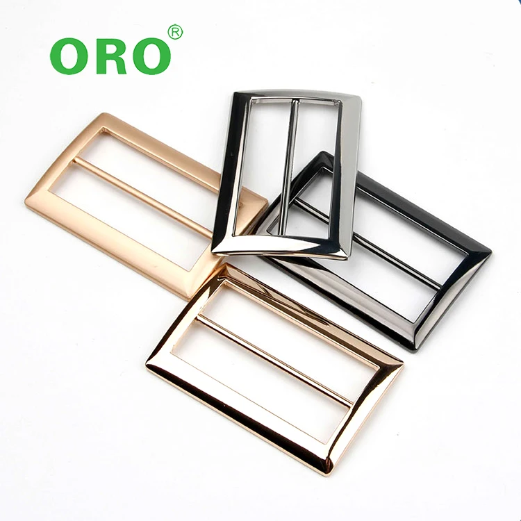 Custom Three-speed Adjustable Rotary Pin Buckles METAL TRI-Glide Roller Pin Buckle strap Metal Bag Buckles Belt