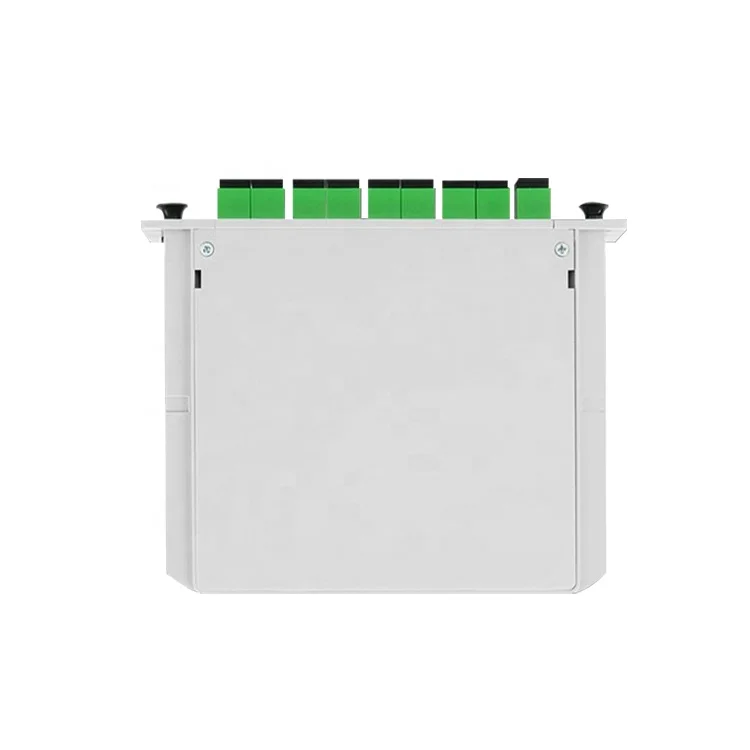 Ftth Fiber Optical PLC LGX ABS Box Cassette Type Splitter FTTH SC LC PC Adapter 1x8 APC Cassette LGX Splitter