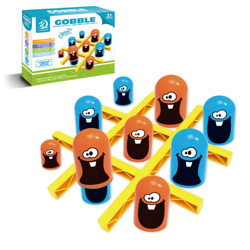 Gobblet Gobblers, новая настольная игра Tic Tac Toe, игрушки для дома и на открытом воздухе, семейные игры, подарки для детей