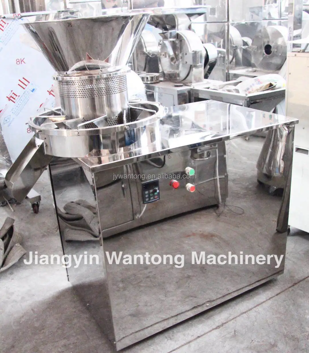 ZLG industrial pharmaceutical  high quality stainless steel dry wet powder rotary granulator
