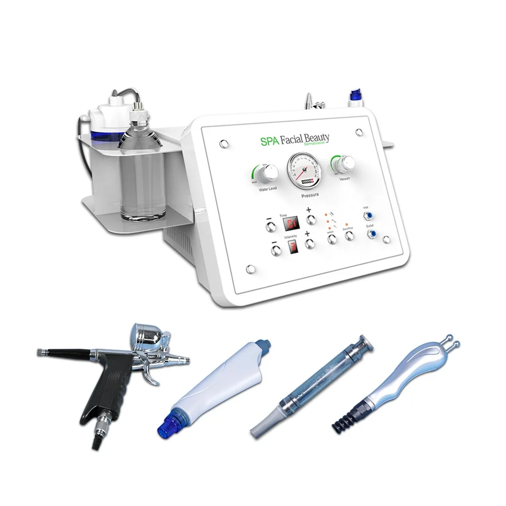 New Coming 4 in 1 Hydro Dermabrasion Facial and Diamond Machine RF SPRAY GUN