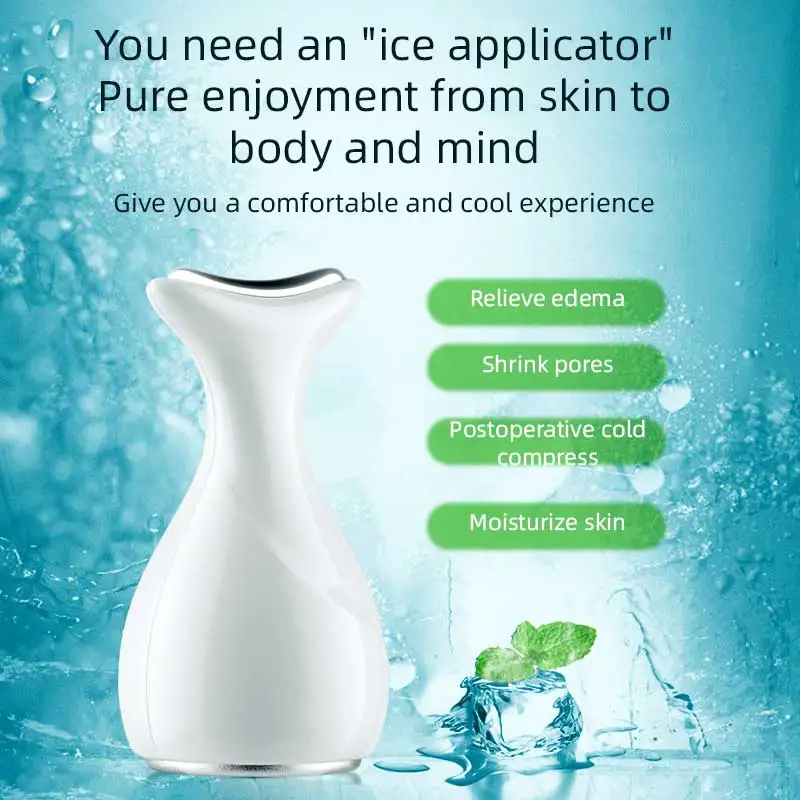 New 2022 Ice Roller for Face and Eye Facial Massage Tool Skin Care Cooling ice face roller