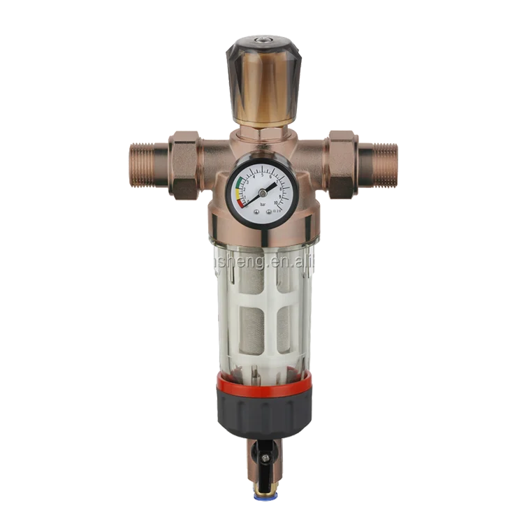 Новый дизайн сетка из нержавеющей стали моющийся осадочный латунный предварительный фильтр для воды