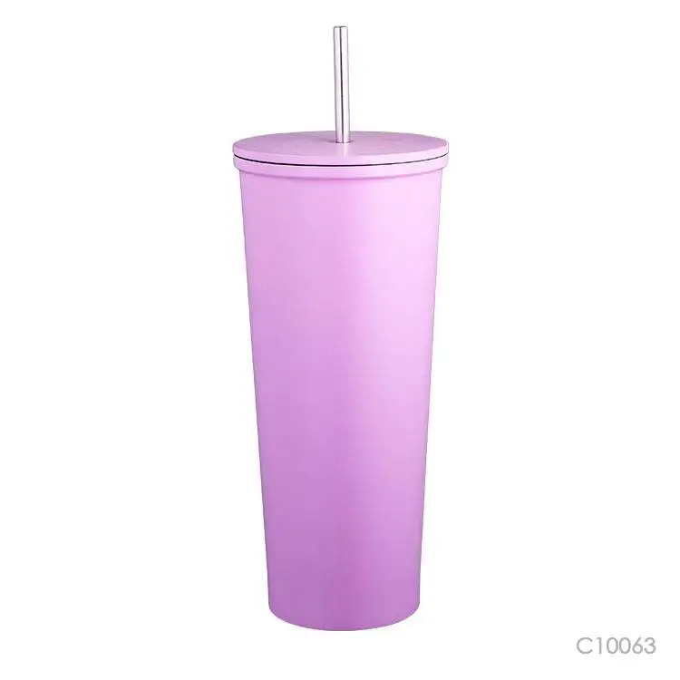 19oz 22oz summer juice cup with lids and straws sipper straw mug