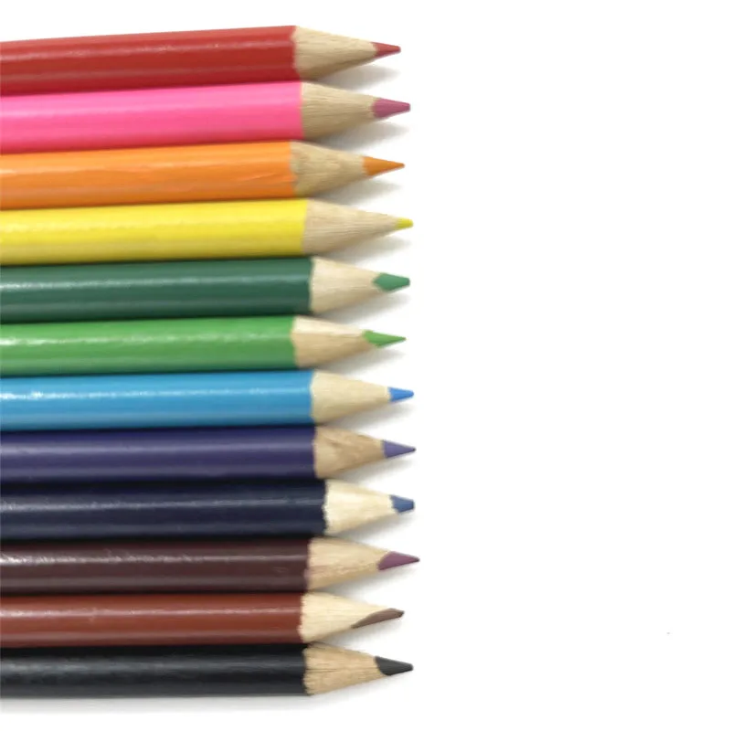 Lowest Price Back to School Best Gift Hexagonal HB Wood Small Colored Pencils Bulk for Kids