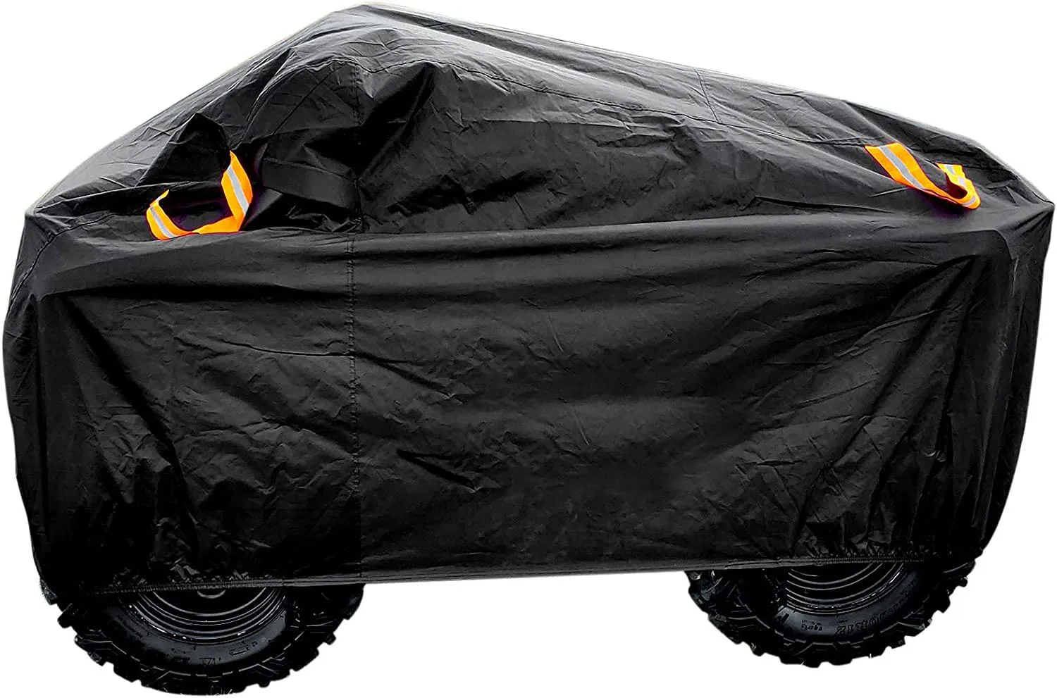 OEM custom logo dustproof 420d Waterproof Anti Wind Dust Snow ATV Cover In Elastic Hem