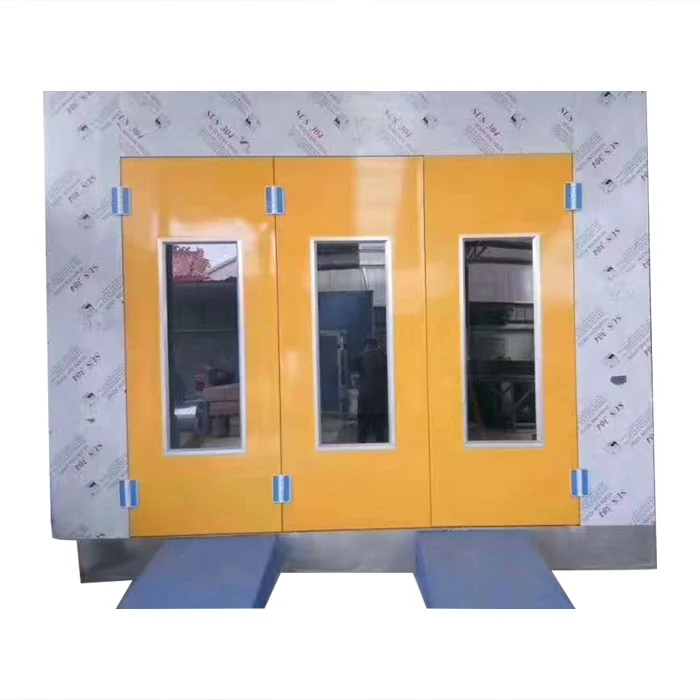 Garage Equipment Spray Booth Car Painting Camera Drying Room Spraying Chamber Baking Oven Paint Cabin Downdraft spray booth