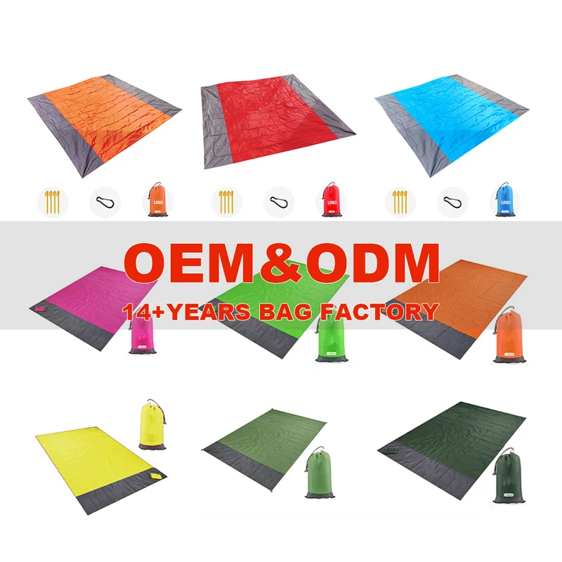 sand-free various wholesale extra large waterproof tan summer beach sand mat
