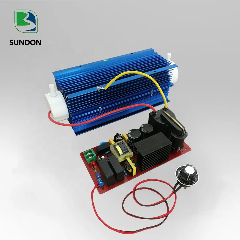 AC220V 110V air cooling ozone generator parts components 20 g/h ozone quartz tube