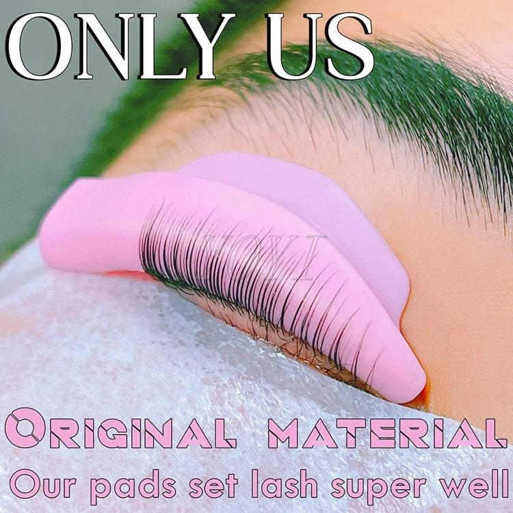 Newest No Glue Silicone Lash Lift Pad Beauty Colors Lash Lift Rod Private Label Lash Lift Shield and Rod