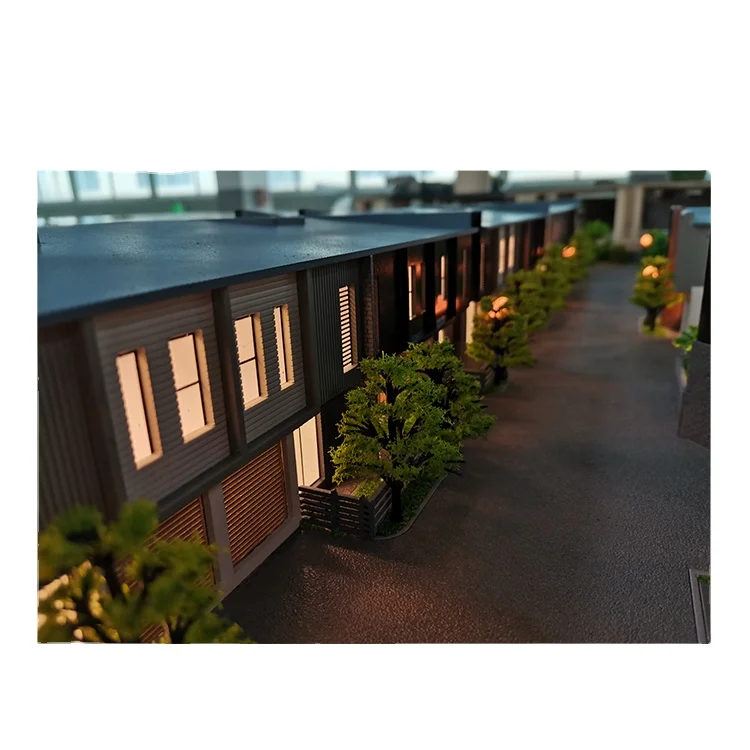 Scale 1/100 architecture service for modern villa design