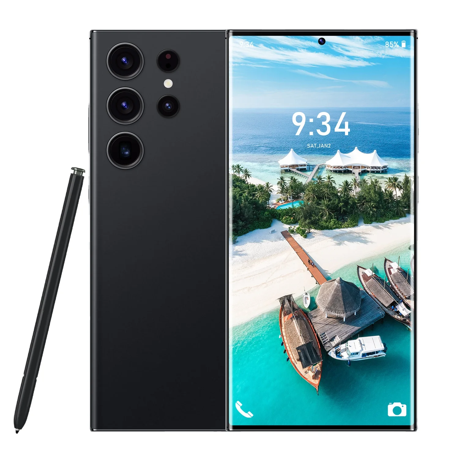 2023 Best selling S23U 7inch 4G Face unlock Fast shipping Smartphone Original Android smartphone