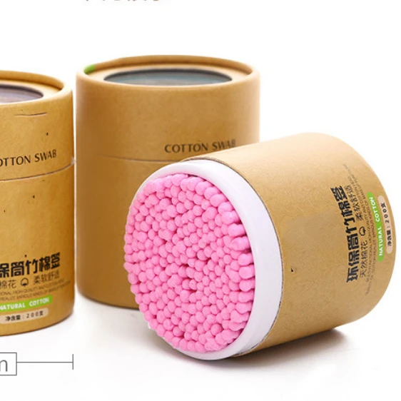Дешевые ватные палочки 2 шт. небольшая упаковка для ухода за кожей ISO Качественные ватные Аппликаторы ватные палочки