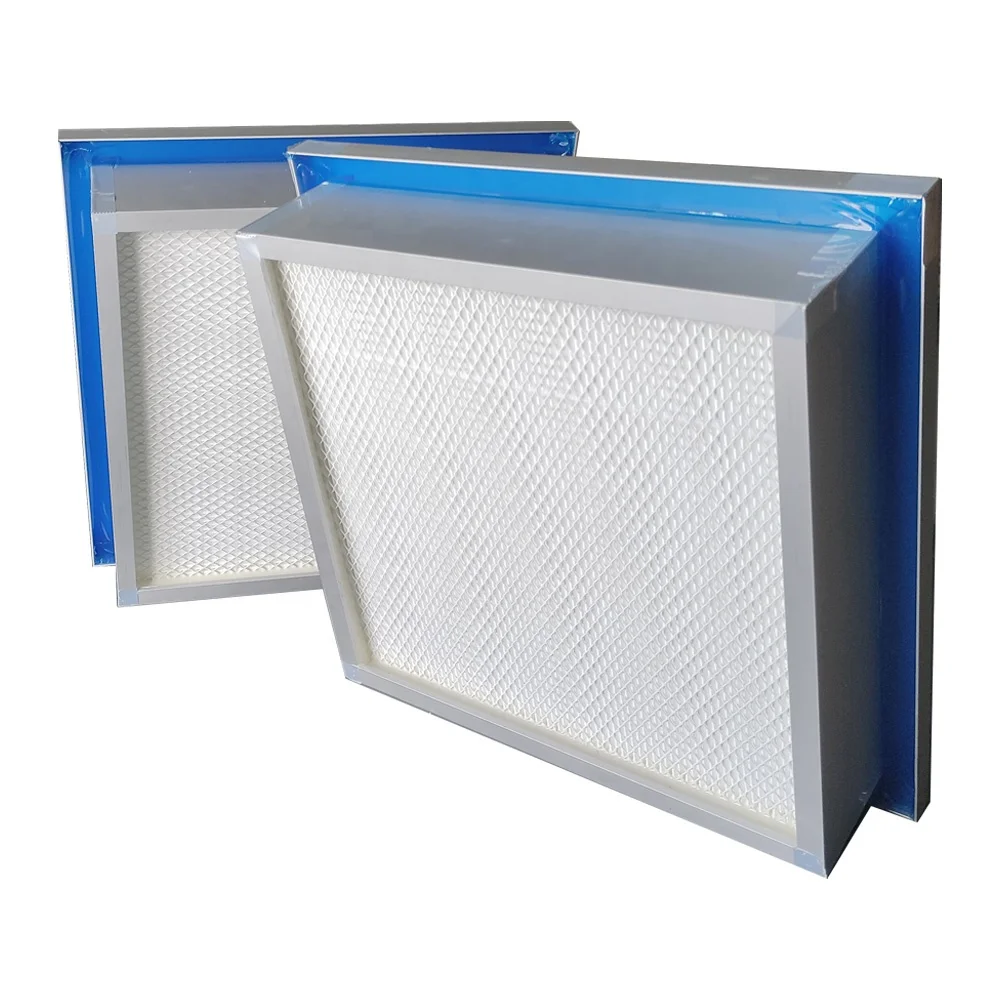 hot sale high efficiency filter factory supply h11 h12 h13 h14 u15 gel sealing hepa filter hvac for clean room heap filter
