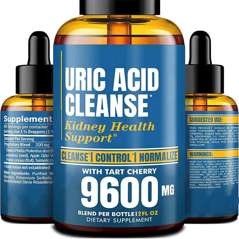 High BioAvailability Uric Acid Cleanse with Tart Cherry Support Formula for Joint Comfort & Detoxification