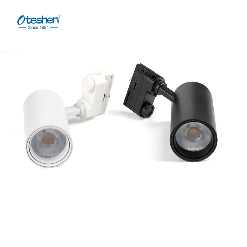 CCT Adjustable Led Track Light 30W Dimmable Focus Led Track Light 360 Motorized Casambi Tunable Track Light