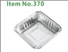 High quality rectangular aluminum foil food tray pan conditioner for pack with lid