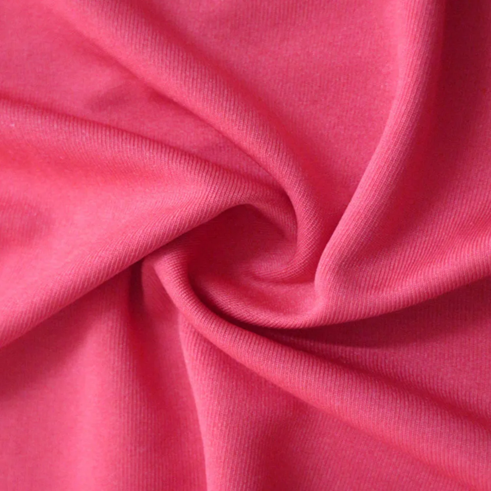 
75D 140gsm 92 polyester 8 spandex milk silk single jersey fabric for gym underwear 