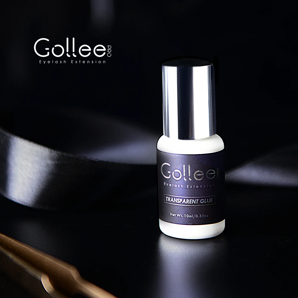 Gollee Special Purpose No Tears Top Korea Pigments Speed Professional Korean Medical Grade Bottle Clear Eyelash Extensions Glue