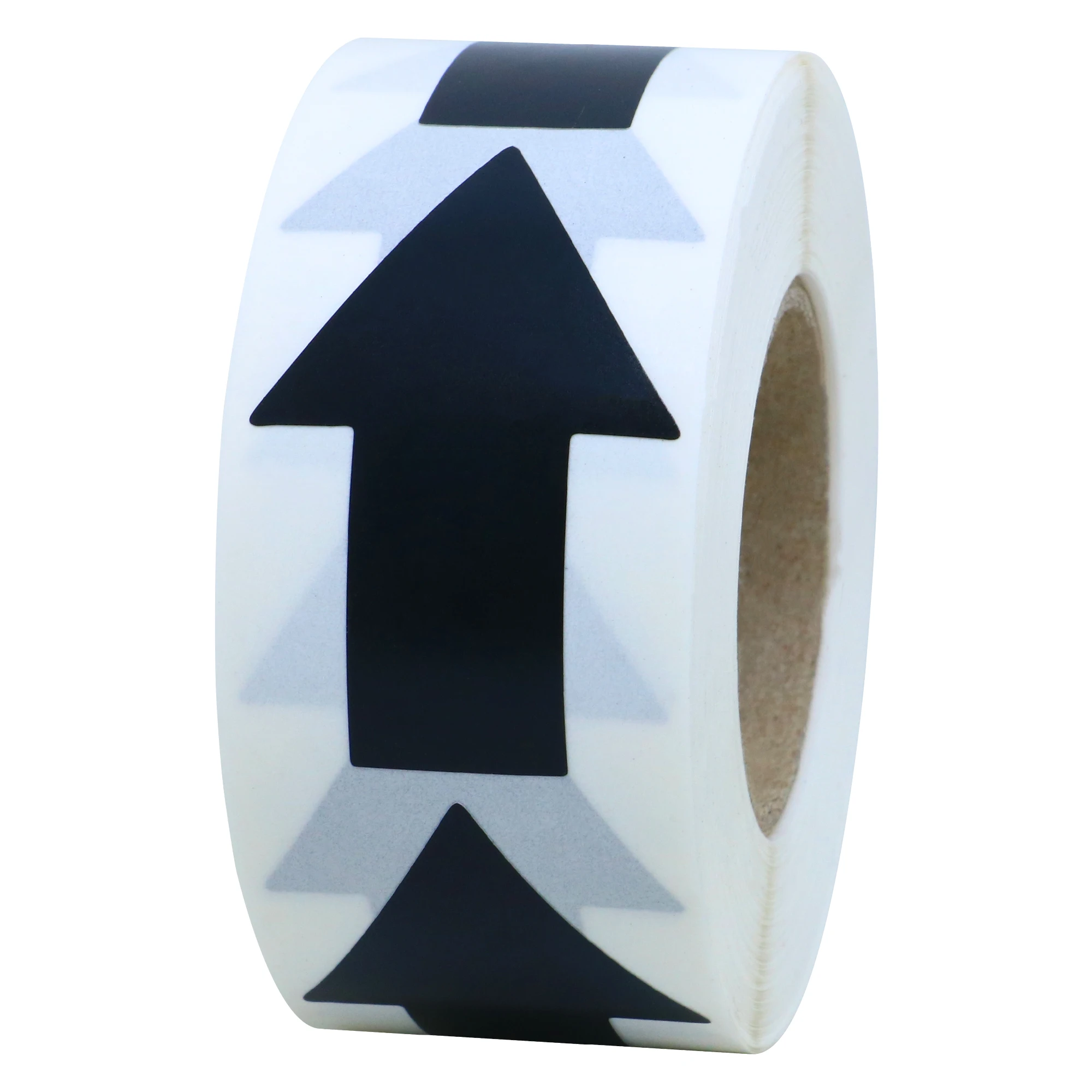 Hybsk Fluorescence Green/red Arrow Stickers Total 500 Labels Per Roll 2 inch labels