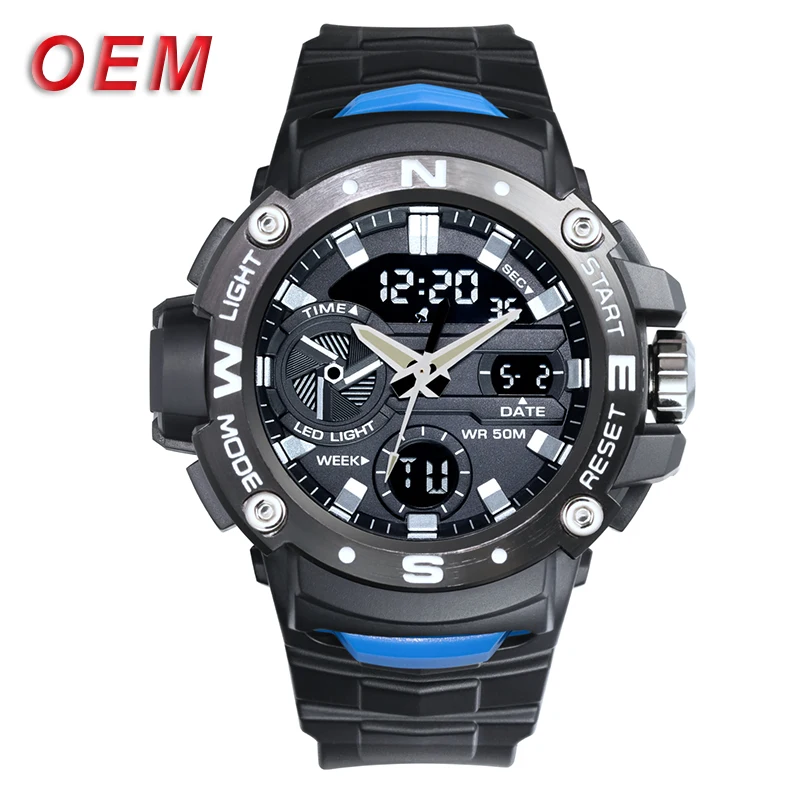 3081D waterproof  LED backlit digital  quartz watches digital watches for men g shock casio sport watch montre homme OEM type