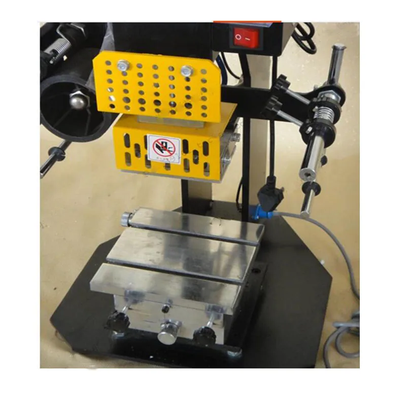 
Desktop Pneumatic Plane Hot Stamping Foil MachineLZ-90-1, card,leather stamping, shoes logo stamper 