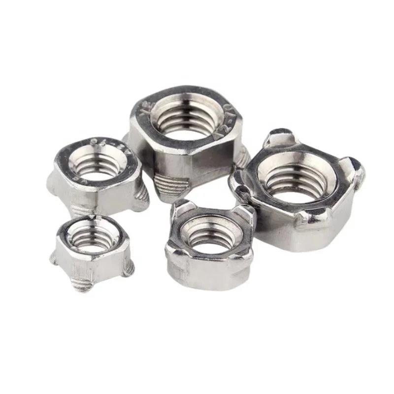 Factory Wholesale Nuts Square Nut din928 M4 M8 M16 Stainless Steel Square Weld Nuts DIN 928