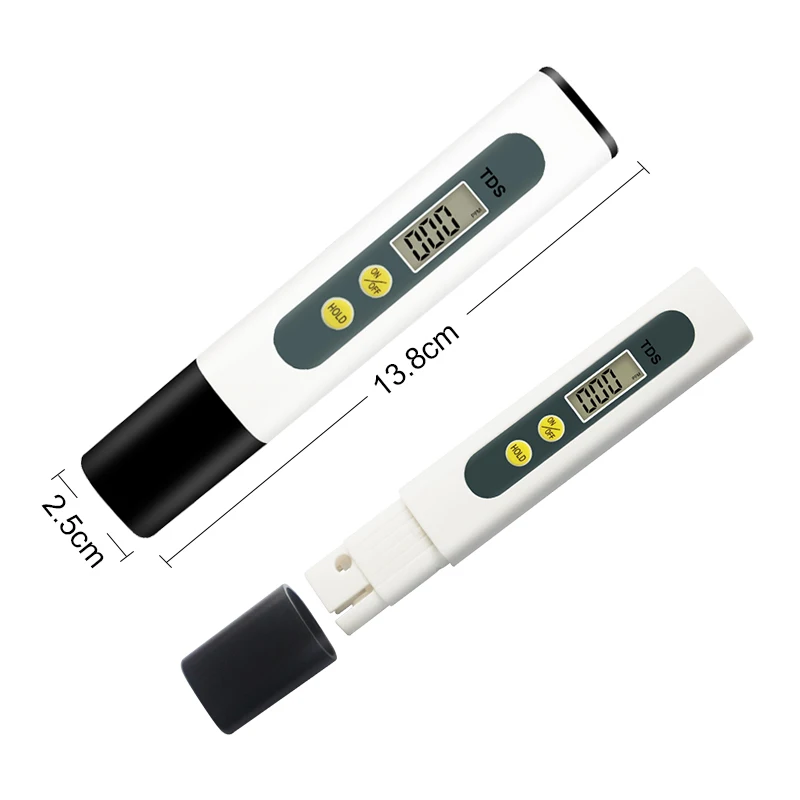 TDS Meter Hold LCD Digital Temp water tester Pen PPM Meter Filter Stick Water Purity Tester