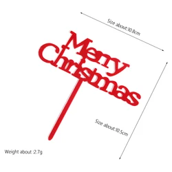 Новый акриловый Топпер для торта лазерной резки на День святого Валентина, День рождения, Рождество, акриловые топперы для торта