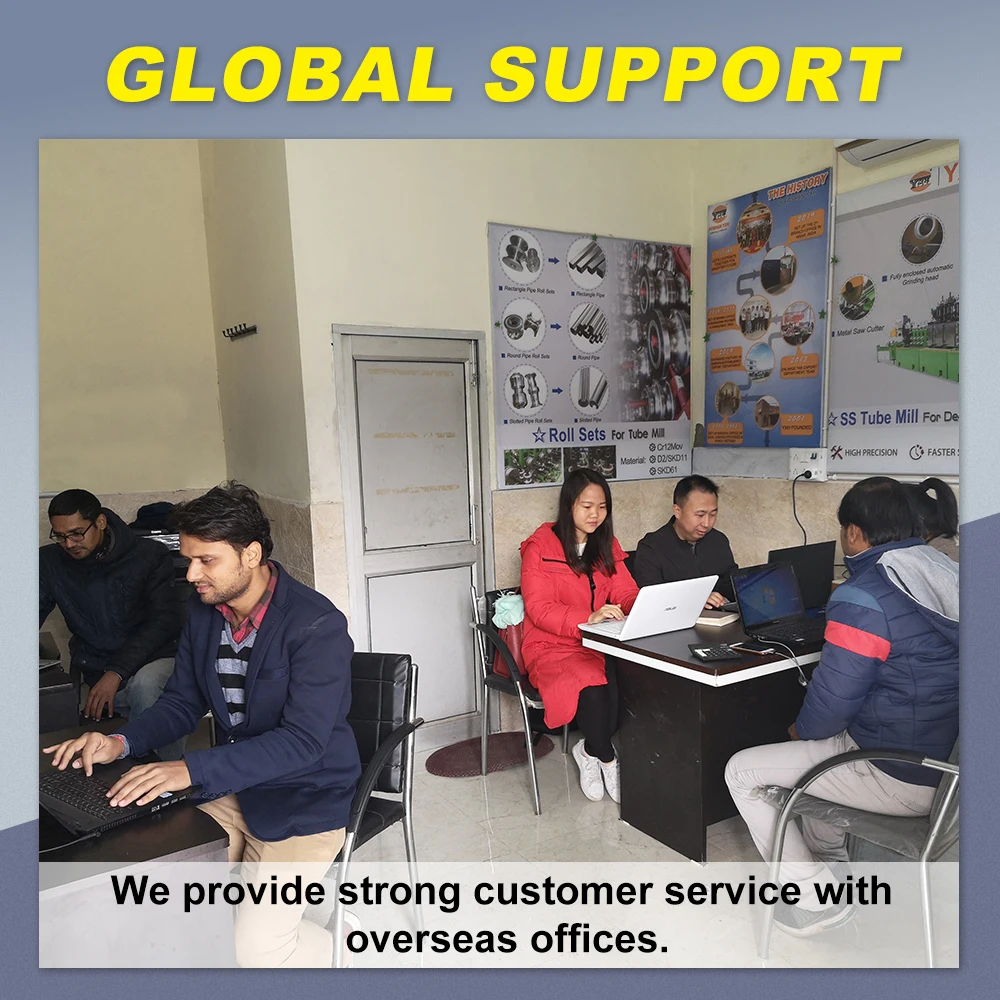 Fully automatic Metal Stainless Steel Pipe Production Line welding pipe Making Machine /tube mill machinery