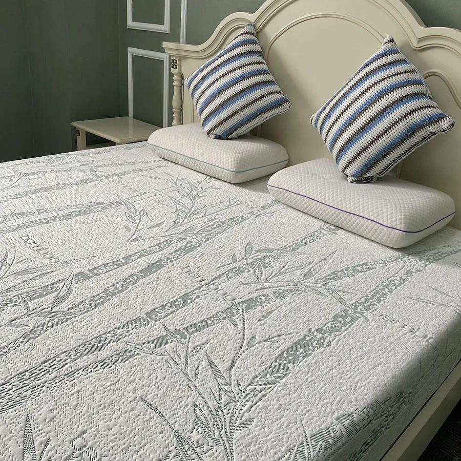Comfortable Anti-Bacteria Polyester Knitted Jacquard Fabric Mattress Fabric