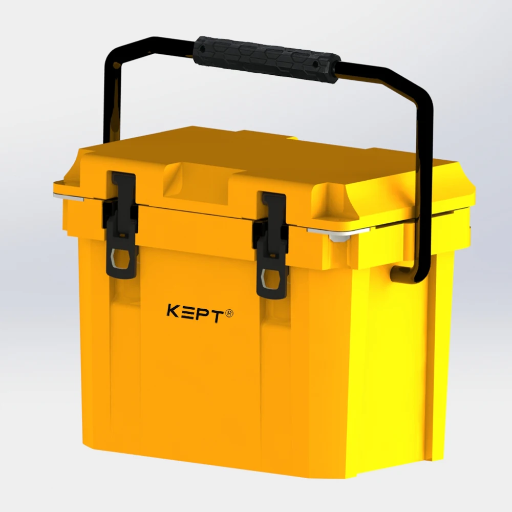 Portable Wine Beer Can Drink Cooler Box Car Ice Insulated Camping Cooler Box Outdoor Freezer Rolling  Coolers Waterproof Box