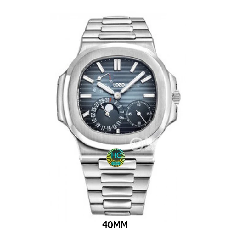 3A Quality Luminous Waterproof  Sapphire Glass 904L Stainless Steel Automatic PP Watches