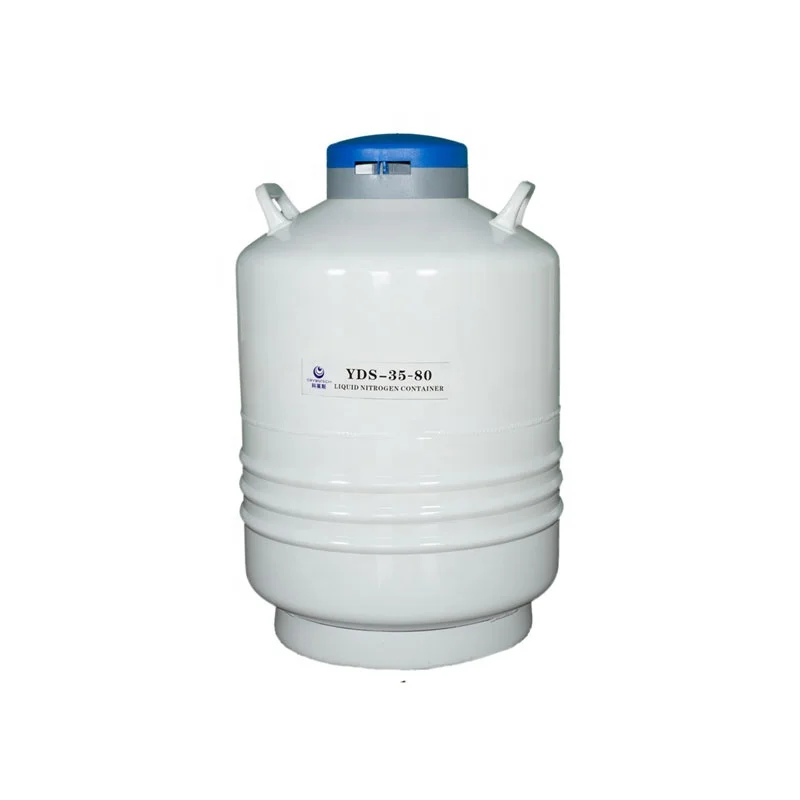 YDS-35B-80 Bull Semen Cryogenic Tank Animal Vaccine Transport Cooler Box Container Liquid Nitrogen Tank