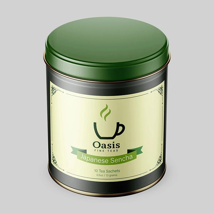 waterproof roll private brand tea canned labels , printing custom design organic tea bag logo label sticker