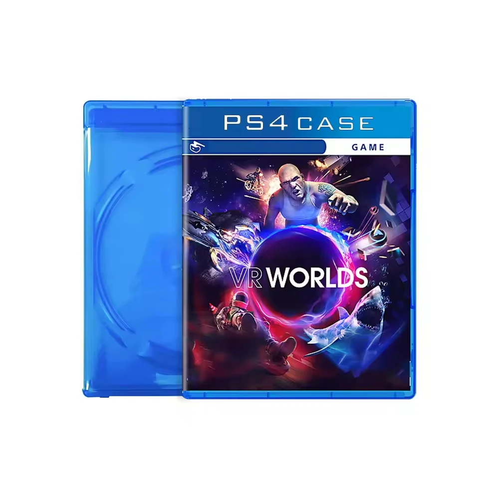 CD Case DVD Plastic Storage Case 14mm Blu-Ray Single Bluray Box for PS4 PS3 Replacement Game Box Case
