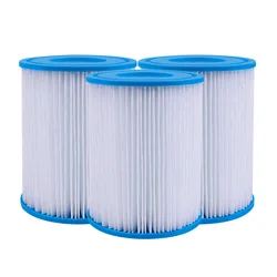 IAPMO certified 3 packs household spa filter length 5 Inches for spa water cleaning