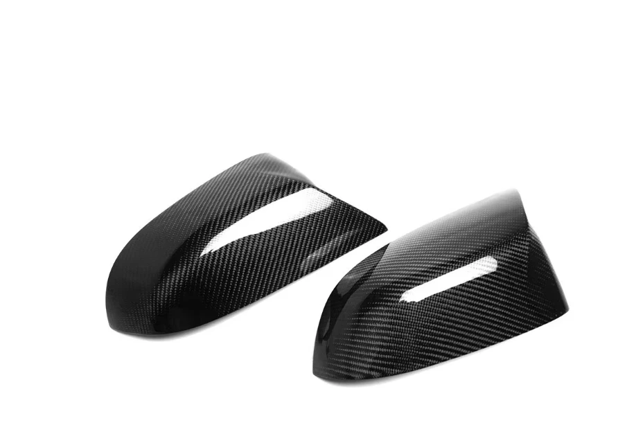 For Tesla Model 3 Y S 2012-2024 Highland ABS Carbon Fiber Car Side Rearview Mirror Cover Replacement all stock