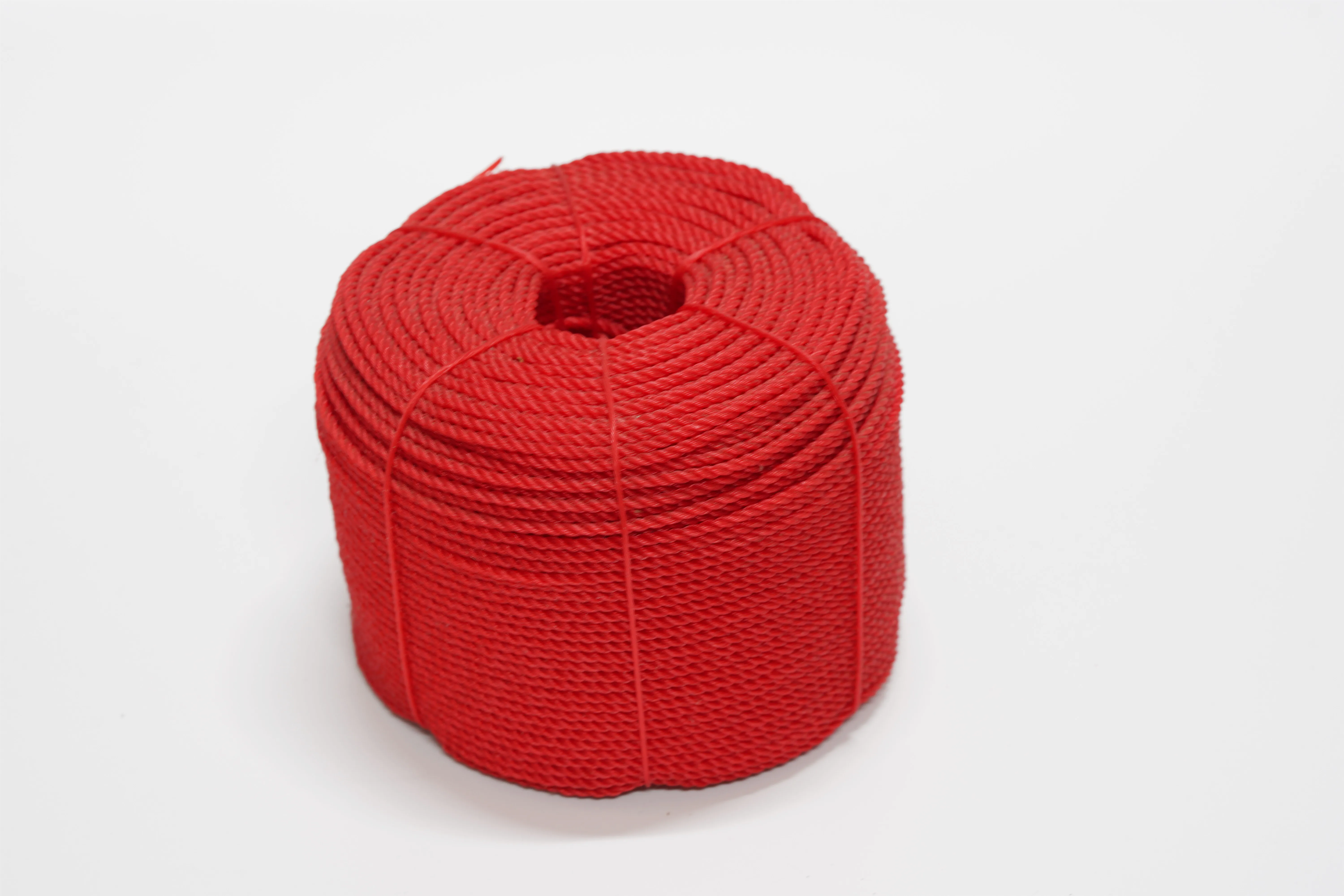 high quality 3 strand HDPE polyethylene polypropylene packing rope pe twine rope