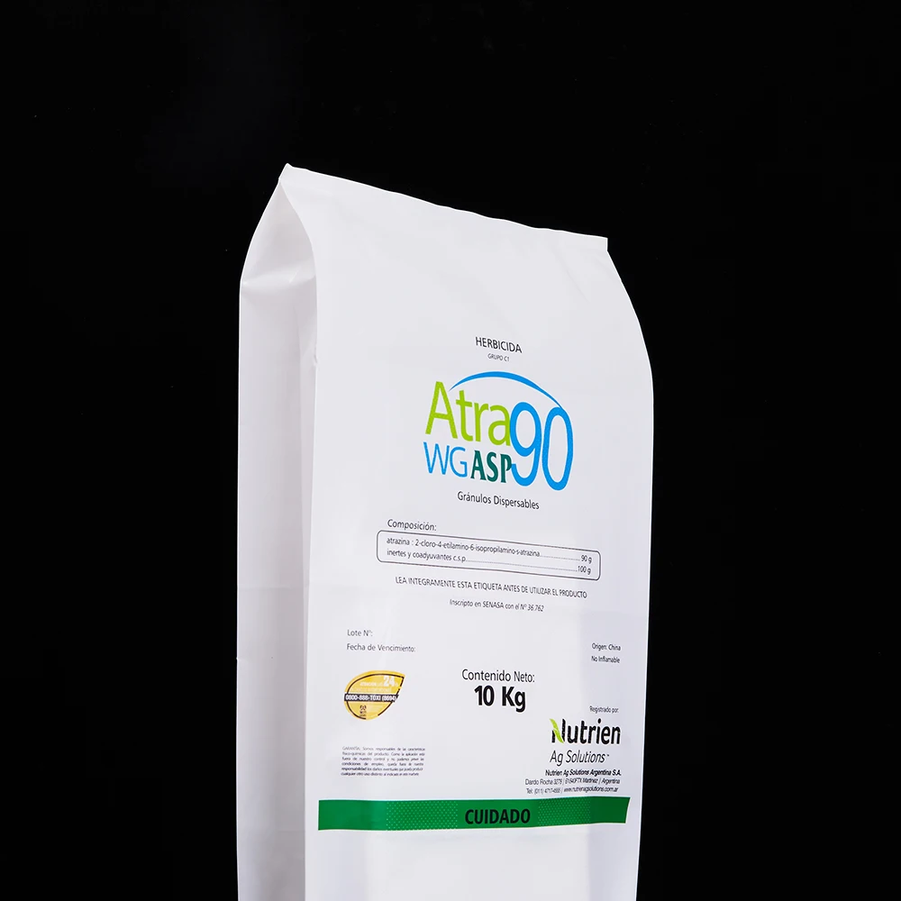 Co-extruded Printed FFS Side Gusset Heavy  PE Bags for Fertilizer Packaging