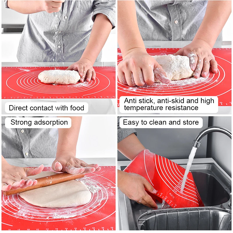 Custom Macaron Baking High Temperature Cooking Mats Fiberglass Extra Large Oven Bbq Grill Sheet Silicone Pastry Mat