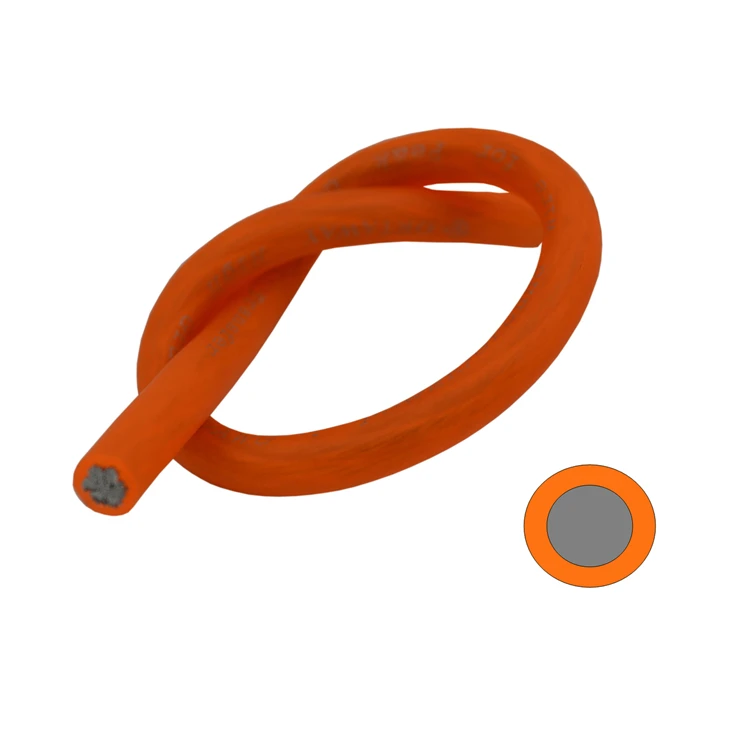 4 AWG Ga gauge soft flexible gray PVC Jacket Bare tinned Copper OFC CCA Tinned Car Battery wire Power Cable