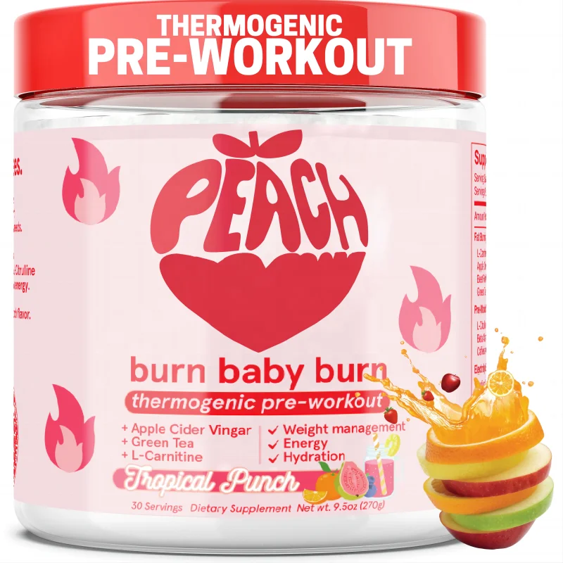 Private Label burn baby burn Multivitamin pre workout dietary supplements for export