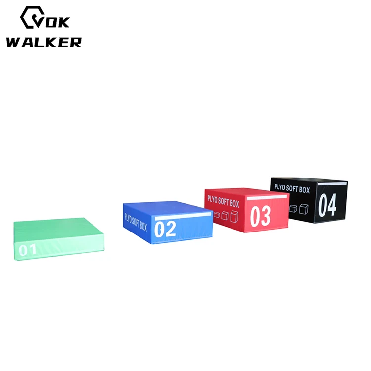 Factory Price For 3 In 1 Plyometric Boxes PVC Soft Jumping Exercises Plyo Boxes for Soft Jump Training