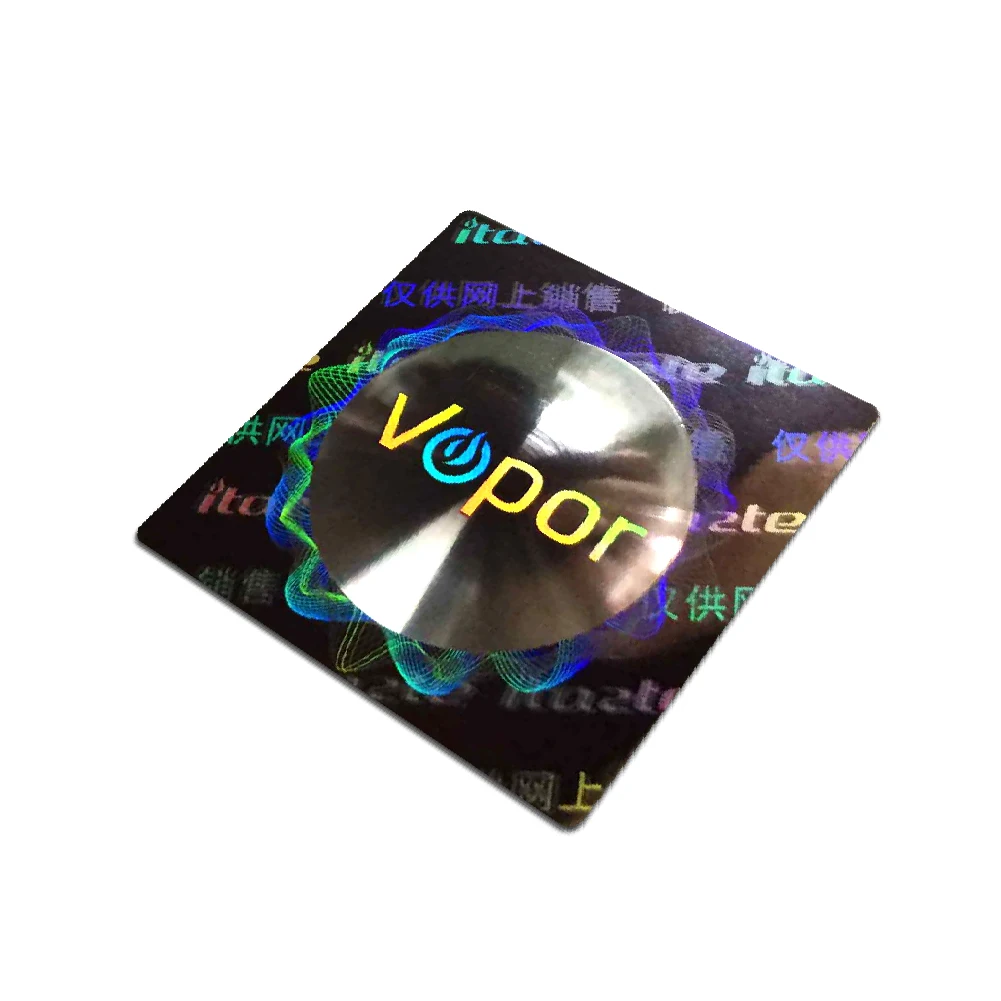 2024 Factory Wholesale High Quality Customized High-Quality Pass 3D Hologram Security Design Sticker Printer Label