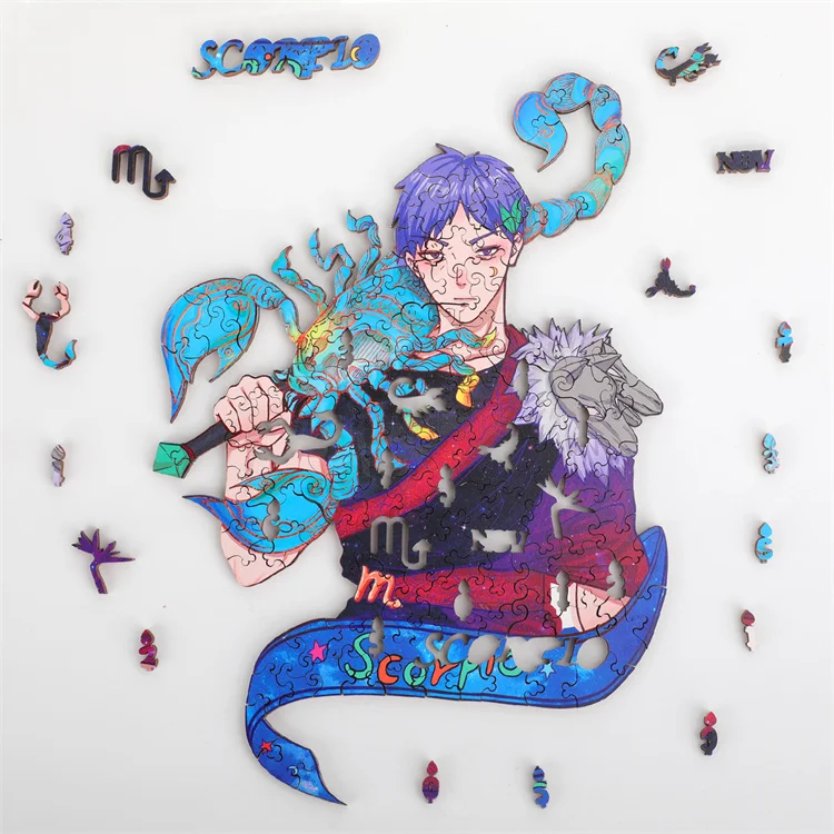 Custom Jigsaw Puzzle Hot Constellation Series Wooden 3D Puzzle