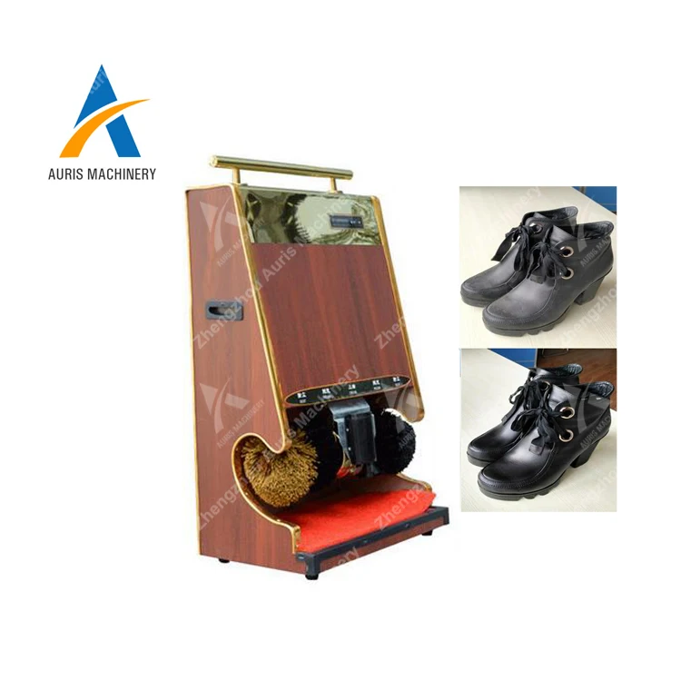 Hotel automatic shoes cleaner cleaning polishing machine