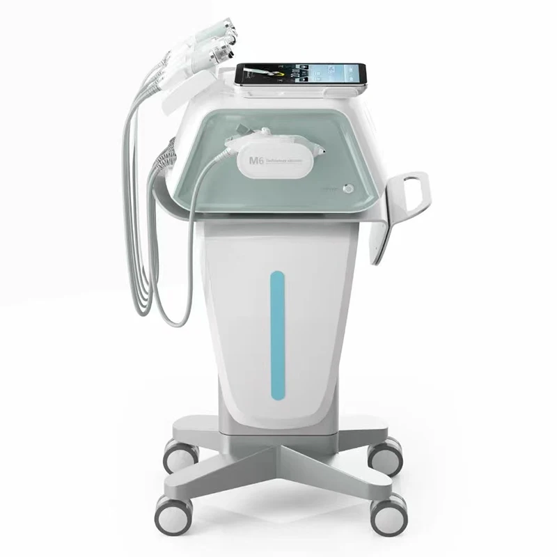 6 IN 1  Rf Skin Care Face Cleaning Hydra Microdermabrasion Facial Machine M6