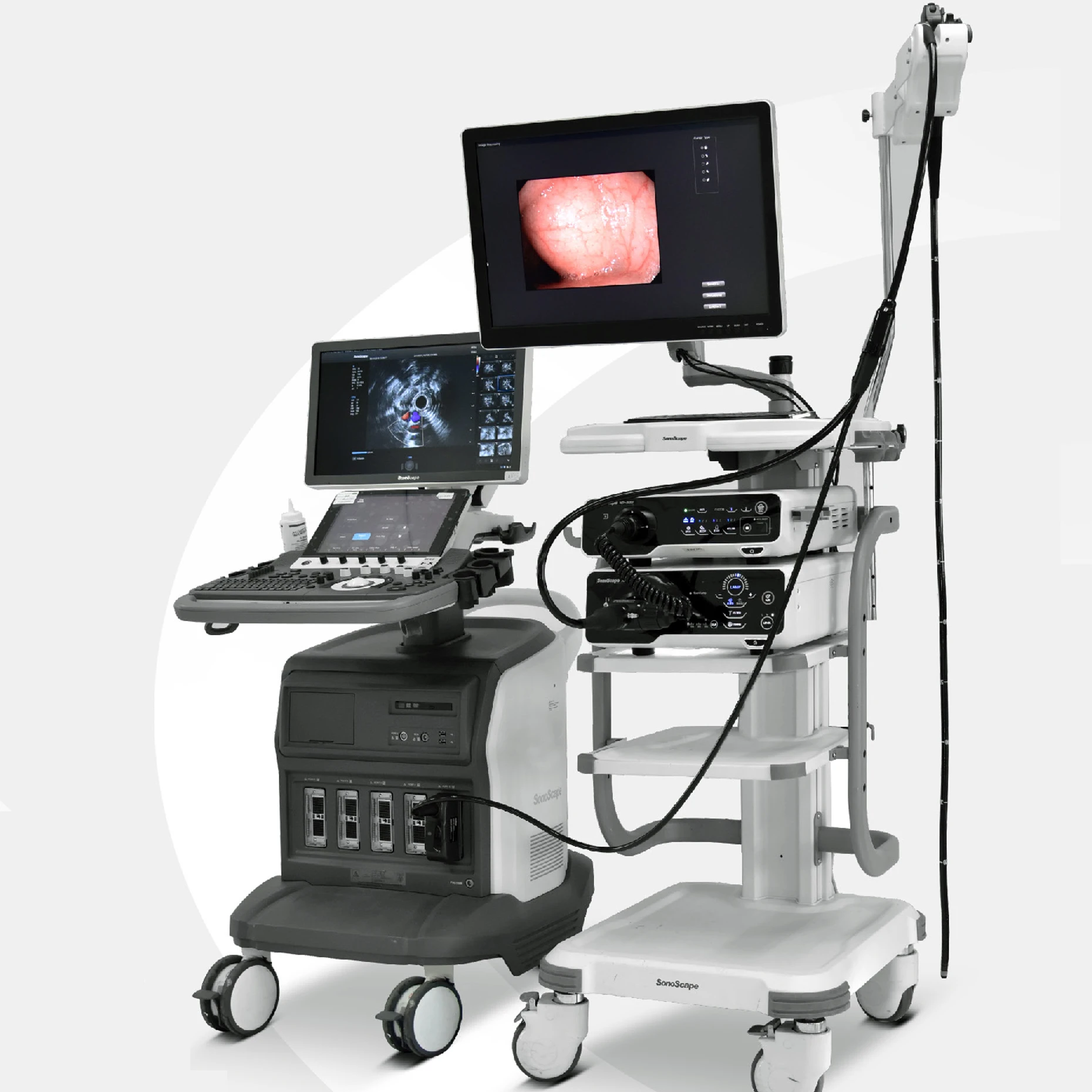 Sonoscape ЕС системы HD-550/HD-500 видео эндоскопии EG-UC5T линейный echoendoscope/EG-UR5 360 радиальные echoendoscope