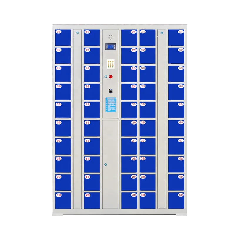 30/40/50/60 doors electronic mobile phone storage locker cabinet metal parcel locker for keys tools mobile phones